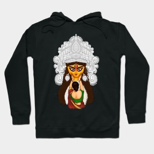 Maa Durga Durgatinashini - Durga Puja 2023 Collection Hoodie